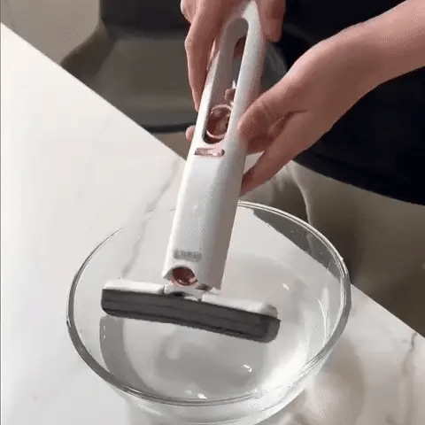 CrystalMop: Esponja Limpiadora Anti - Goteo para Cristales, Espejos y Ventanas | Mopa Portátil 5 en 1 - CLICK BOX
