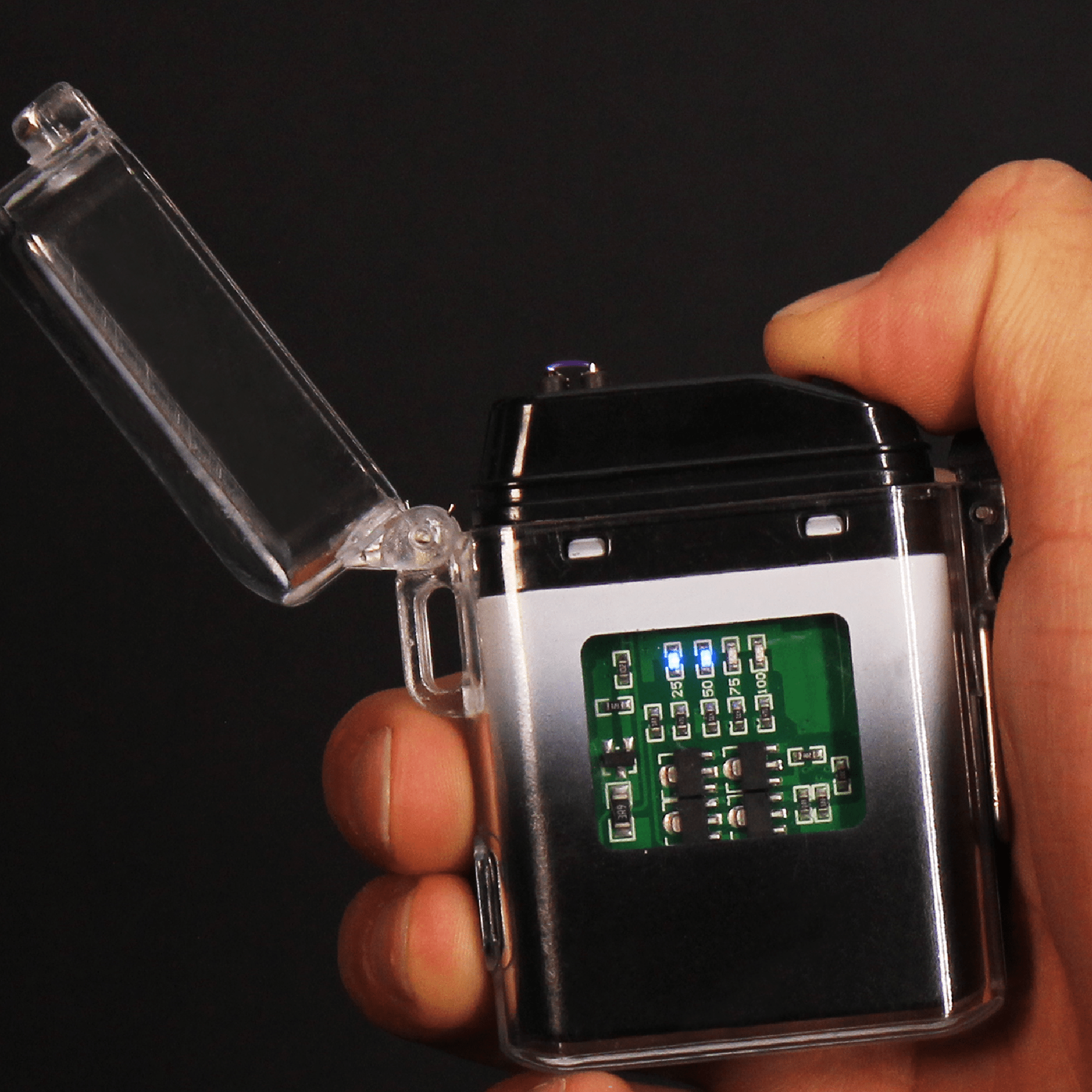 Encendedor de Plasma Recargable con Linterna - CLICK BOX