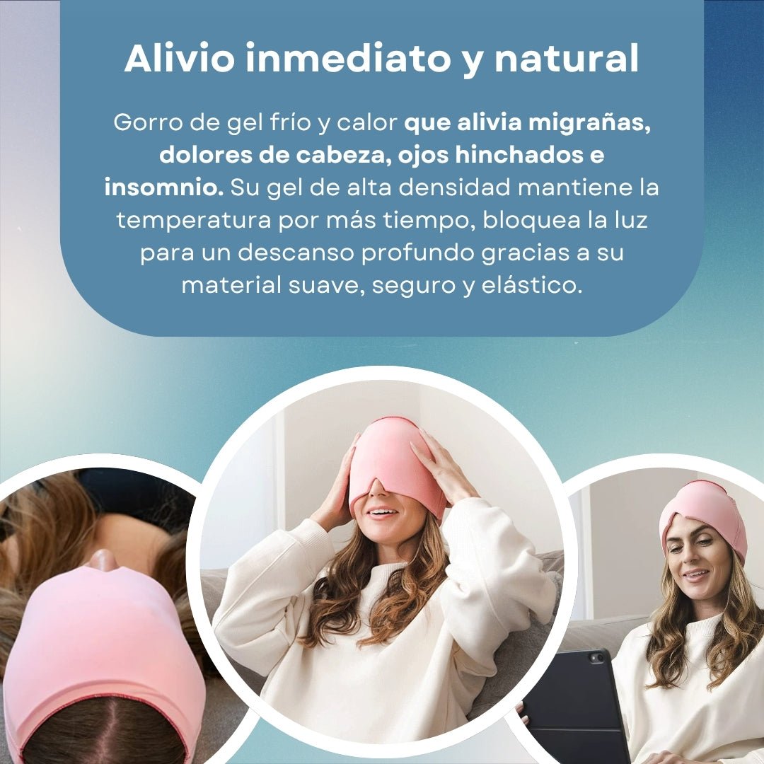 GORRO DE GEL FRÍO ALIVIO DOLOR MIGRAÑA - CLICK BOX