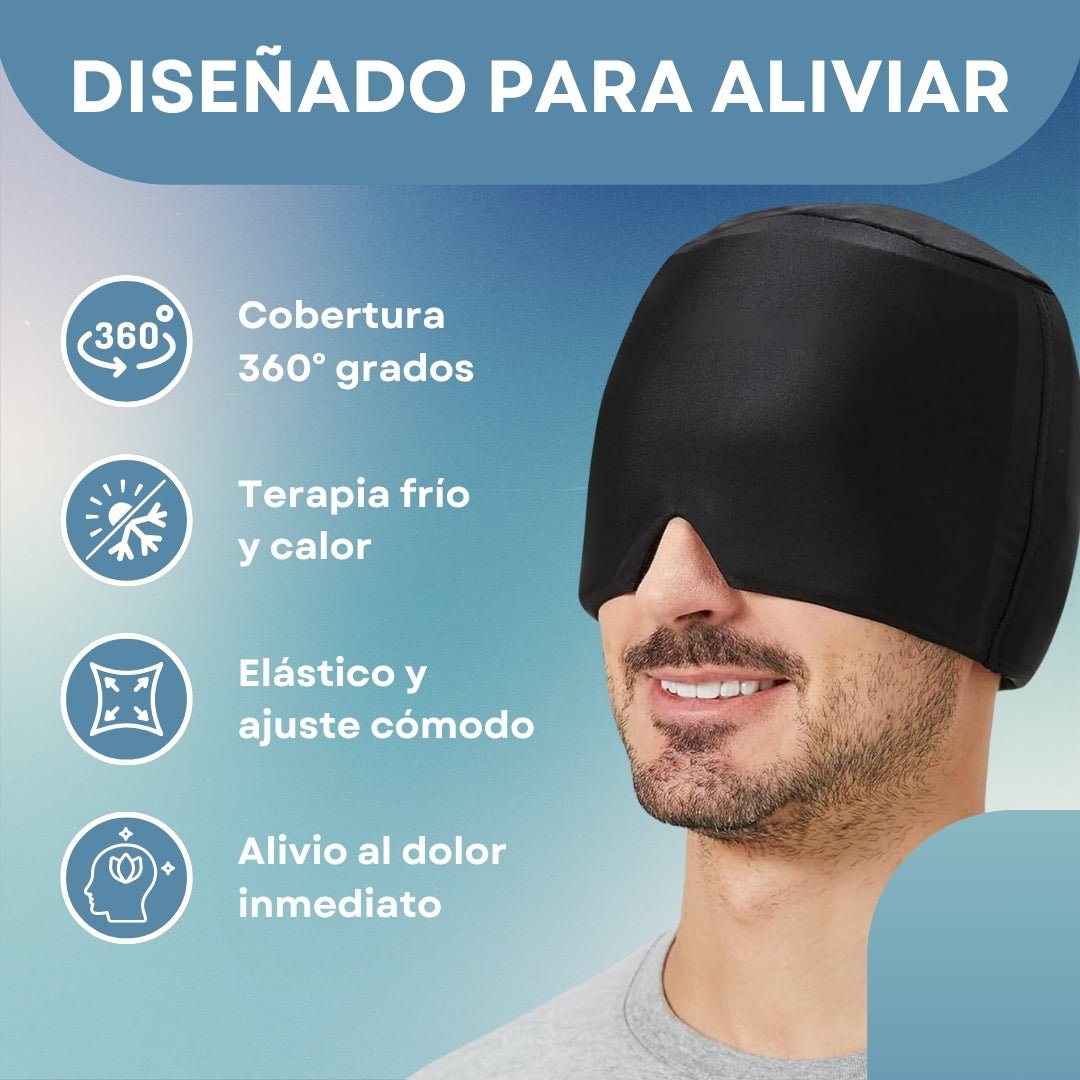 GORRO DE GEL FRÍO ALIVIO DOLOR MIGRAÑA - CLICK BOX