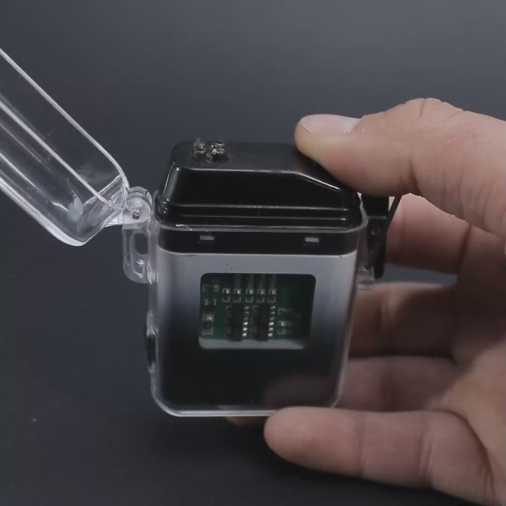 Encendedor de Plasma Recargable con Linterna