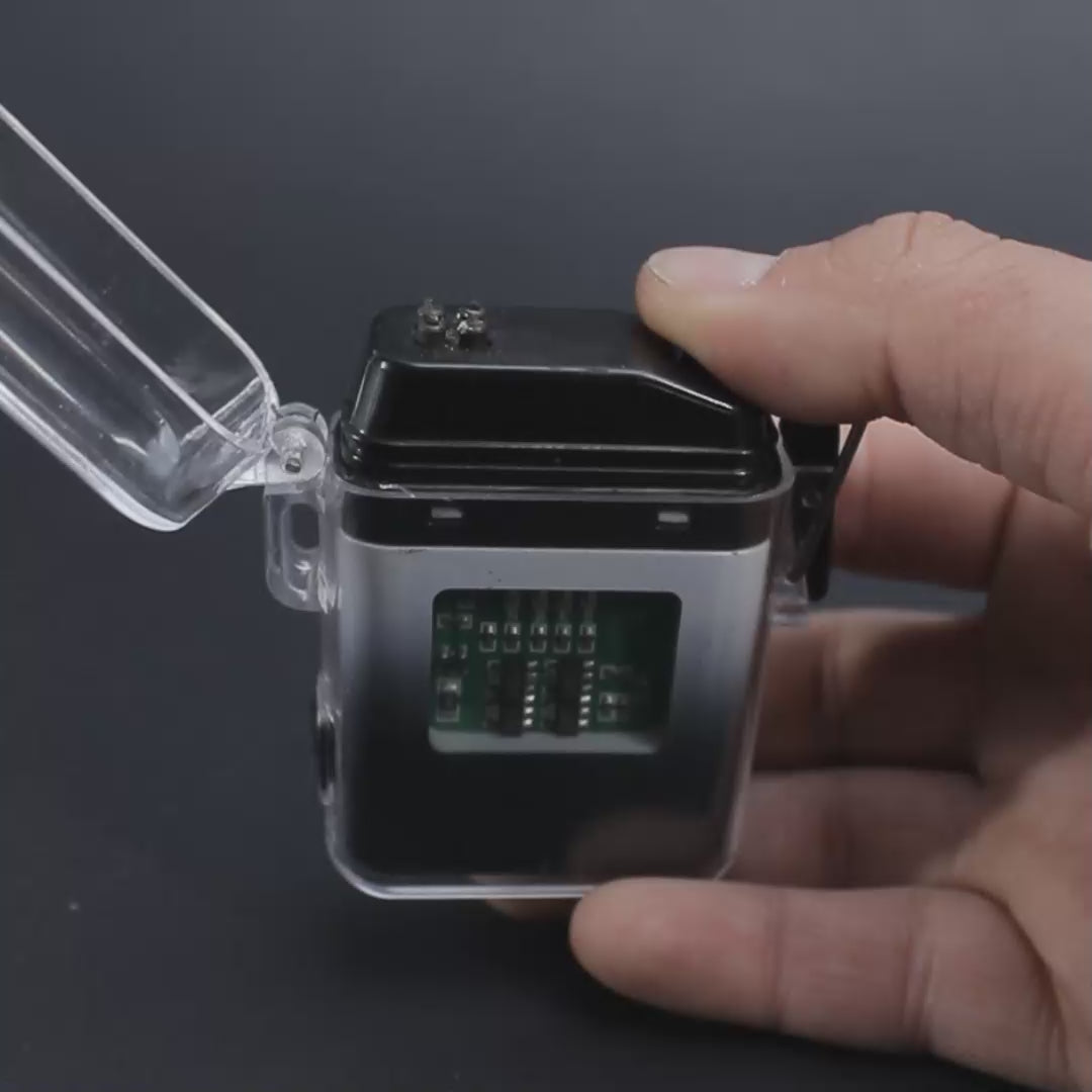 Encendedor de Plasma Recargable con Linterna